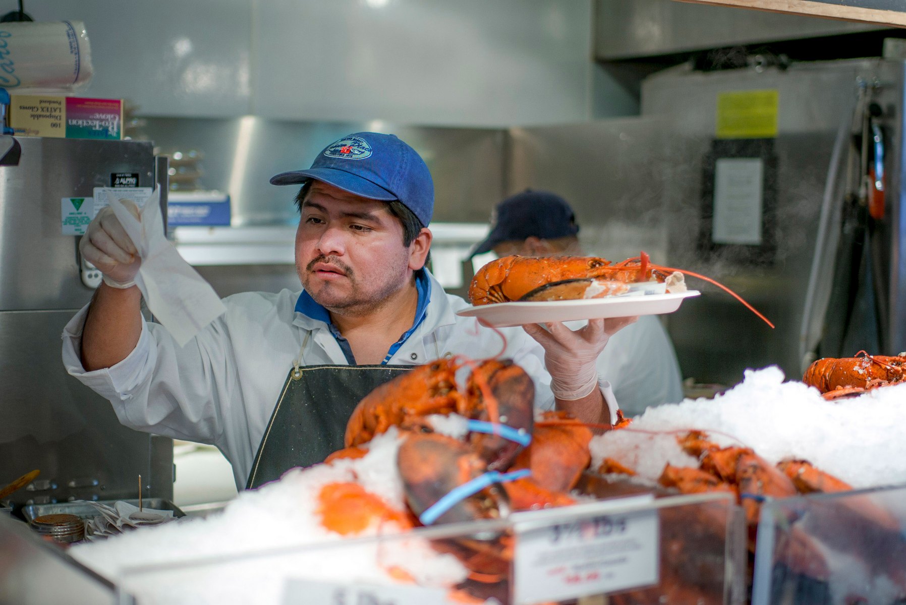 Lobster-seller-Chelsea-Market