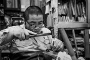Knife-seller-engraving-name-into-knife